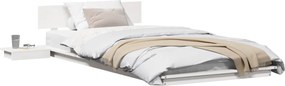 vidaXL Σκελετός Κρεβατιού Καφέ 75 x 190 cm ξύλο
