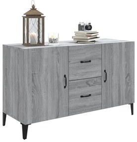 vidaXL Μπουφές Γκρι Sonoma 100 x 36 x 60 εκ. από Επεξεργασμένο Ξύλο