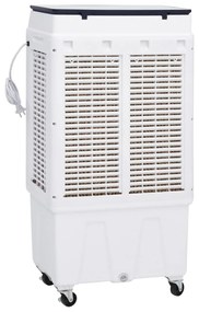 vidaXL Air Cooler Φορητό 3 σε 1 Ασπρόμαυρο 480 x 340 x 980 εκ. 80 W
