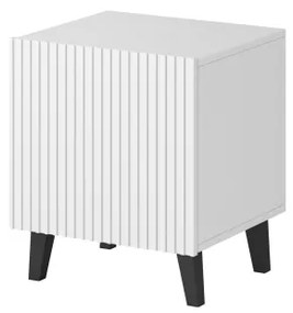 PAFOS night stand white/white DIOMMI CAMA-PAFOS-SZAFKI-NOCNE-BI/BI