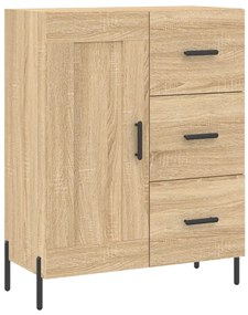 vidaXL Ντουλάπι Sonoma Δρυς 69,5 x 34 x 90 εκ. από Επεξεργασμένο Ξύλο