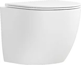 Karag Milos LT 046E White Mat Rimless - Κρεμαστή λεκάνη