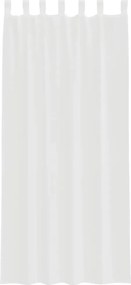 vidaXL Κουρτίνες Voile με βρόχους 2 τεμάχια Λευκό 140x245 cm