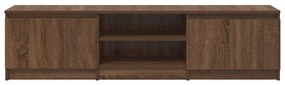 vidaXL Έπιπλο Τηλεόρασης Καφέ Δρυς 140x40x35,5 εκ. από Επεξεργ. Ξύλο