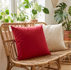 Μαξιλάρι Twily Douceur d'intérieur - 45x45cm - Κόκκινο