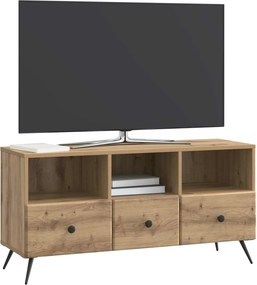 vidaXL Ντουλάπι TV 102 x 34,5 x 50 εκ. Artisan Δρυς Επεξεργασμένο Ξύλο