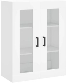 vidaXL Ντουλάπι Λευκό 69,5x34x180 εκ. από Επεξεργασμένο Ξύλο