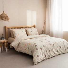 Κουβερλί Amanda-1 Brown Vesta Home Υπέρδιπλo 230x260cm Βαμβάκι-Πολυέστερ