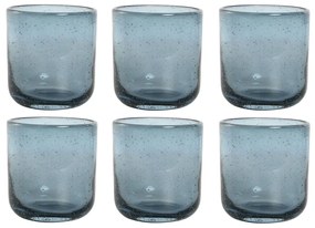 Σετ ποτηριών Home ESPRIT Μπλε Κρυστάλλινο 320 ml (x6)