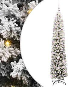 vidaXL Τεχνητό Χριστουγεννιάτικο Δέντρο με 300 LED Πράσινο 180 cm