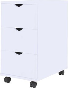 vidaXL Συρταριέρα Λευκή 33 x 45 x 60 εκ.