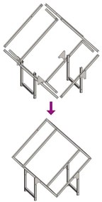 Ράφι για καυσόξυλα Λευκό 60x25x60 cm Ατσάλι ψυχρής έλασης - Λευκό