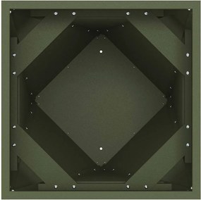 vidaXL Γλάστρα Ελιά Πράσινη 50 x 50 x 75 cm Ατσάλι