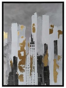 Κάδρο Skyscraper 147-223-070 50x3x70cm Multi Vertical Canvas