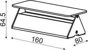 Απλίκα Τοίχου LED Aca Pyramid ZD80645LEDWH White