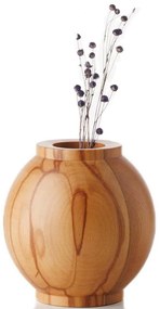 Βάζο Trovepoppy 243TRV1122 15x15x8cm Natural Aberto Design Ξύλο
