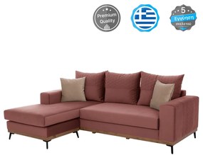 Γωνιακός Καναπές PORTOFINO C3252.02 Αναστρέψιμος Ύφασμα Αλέκιαστο Σάπιο Μήλο 240x165x92Υεκ. 240x165x92 εκ.