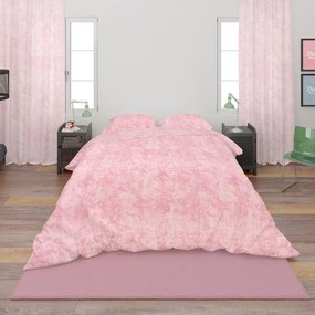 Σεντόνια Premium Shadow 617 (Σετ 4τμχ) Pink DimCol Queen Size 240x270cm 100% Βαμβάκι