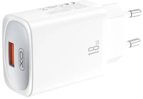 XO CE19 wall charger QC 18W 1x USB white