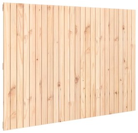 vidaXL Κεφαλάρι Τοίχου 159,5x3x110 εκ. από Μασίφ Ξύλο Πεύκου