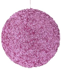 Μπάλα Polyfoam Ροζ Glitter 10εκ. iliadis 83509