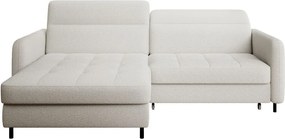 Γωνιακός καναπές Baros-Leuko-Αριστερή - 228.00Χ165.00Χ100.00cm