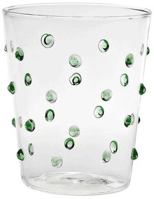 Ποτήρι Νερού Party PY00113 450ml Green-Clear Zafferano Glass