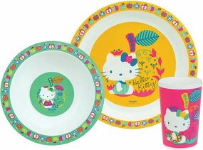Παιδικό Σετ Φαγητού 3τμχ Ango Hello Kitty 005988