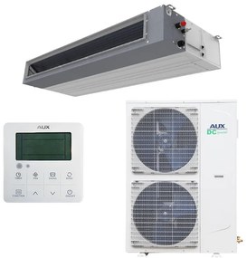Κλιματιστικό αεραγωγών AUX AUMD-H60/SDR3HC + AL-H60/SDR3C2(U), 60000 BTU, 100 m2, R-32, Λευκό