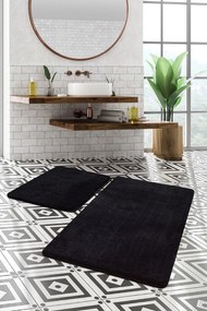 Acrylic Bathmat Set (2 Pieces) Havai - Black Black