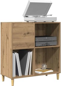 vidaXL Δισκοθήκη τεχνίτης Δρυς 84,5 x 38 x 89εκ από Επεξεργασμένο Ξύλο