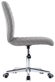 vidaXL Καρέκλες Τραπεζαρίας 6 τεμ. Ανοιχτό Γκρι Υφασμάτινες