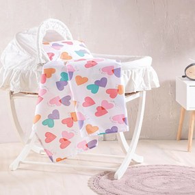 Σεντόνι Βρεφικό Zoey Multi Ρυθμός Λίκνου 80x110cm 100% Cotton
