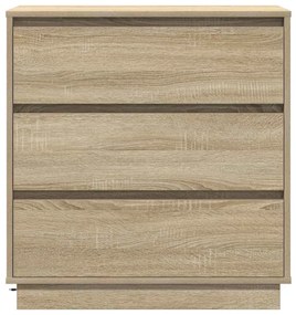 vidaXL Κομοδίνο με Sonoma Δρυς 71 x 34.5 x 75 εκ. Επεξεργασμένο ξύλο