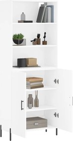 vidaXL Ντουλάπι Λευκό 69,5x34x180 εκ. από Επεξεργασμένο Ξύλο