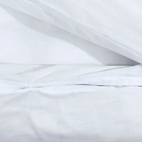 vidaXL Σετ Παπλωματοθήκης Λευκό 135x200 εκ. Ελαφρύ Ύφασμα Μικροϊνών