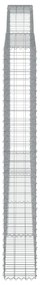 vidaXL Συρματοκιβώτια Τοξωτά 10 τεμ. 400x30x220/240 εκ. Γαλβαν. Ατσάλι