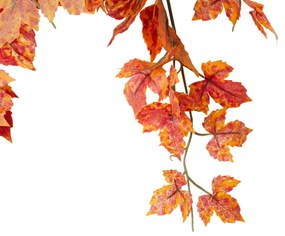 GloboStar® Artificial Garden MAPLE HANGING BRANCH 20243 Τεχνητό Διακοσμητικό Κρεμαστό Φυτό Σφένδαμος Υ80cm