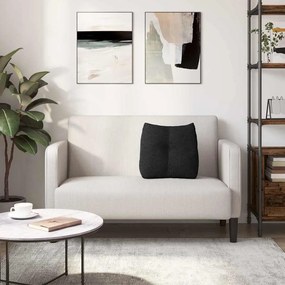 vidaXL Μαξιλάρι Πλάτης Μαύρο 45 x 24 x 50 εκ ύφασμα