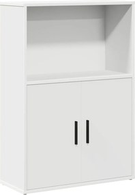 vidaXL Βιβλιοθήκη Λευκή 60x24x85 εκ. από Επεξεργασμένο Ξύλο