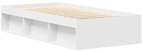 vidaXL Πλαίσιο Κρεβατιού Λευκό 100 x 200 εκ.