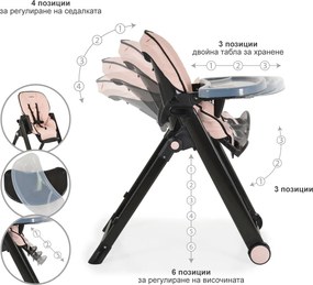 High chair Neron grey