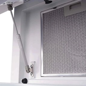 vidaXL Απορροφητήρας με Ενδείξεις Αφής Λευκός 900 χιλ.