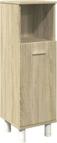 vidaXL Ντουλάπι Μπάνιου Sonoma Δρυς 30,5x30x95 εκ. Επεξεργασμένο Ξύλο