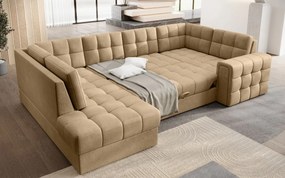 Γωνιακός καναπές Bale U-Mpez Skouro-Αριστερή