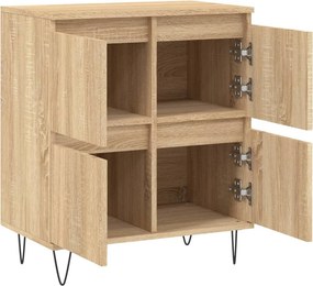 vidaXL Συρταριέρα Sonoma Δρυς 60x35x70 εκ. Επεξεργασμένο Ξύλο