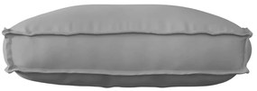 vidaXL Μαξιλάρι παλέτας για πλάτη Γκρι 70 x 40 x 12 cm Ύφασμα Oxford