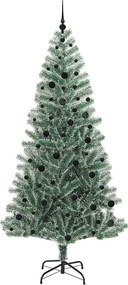 vidaXL Τεχνητό Δέντρο Χριστουγέννων με Χιόνι και Φώτα LED 240 cm