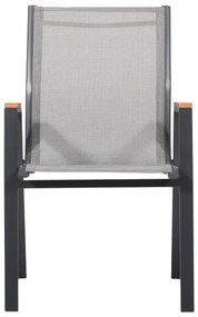 Καρέκλα FL5050 Fylliana Textilene Γκρί 61x56x90 εκ. 61x56x90 εκ.