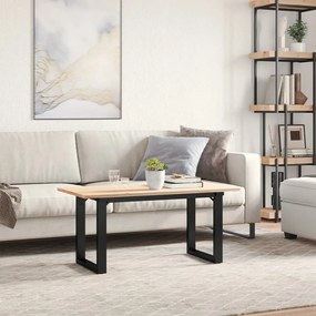vidaXL Πόδια Τραπεζιού Σαλονιού σε Σχήμα «Ο» 80x40x43 εκ. Ατσάλι
